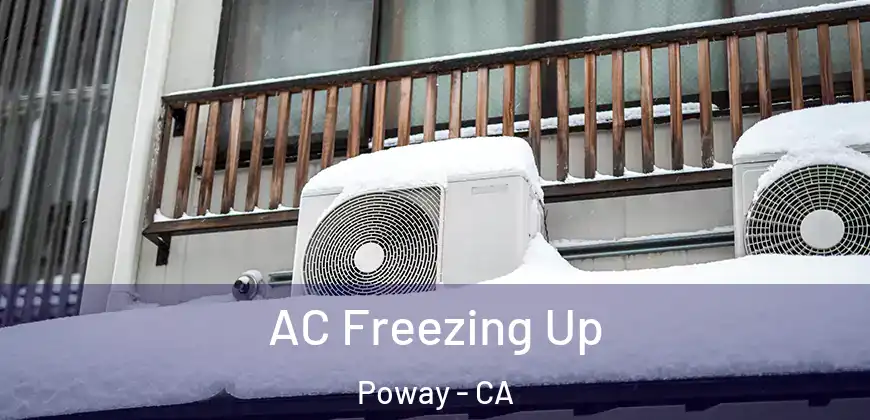 AC Freezing Up Poway - CA
