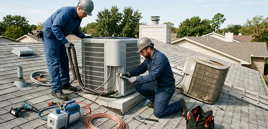 Condensing Unit Installation in Poway