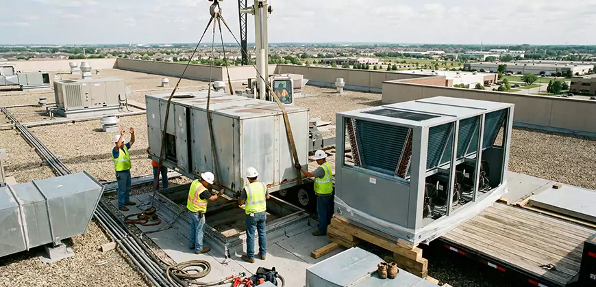 Commercial Air Handling Unit Replacement in Poway